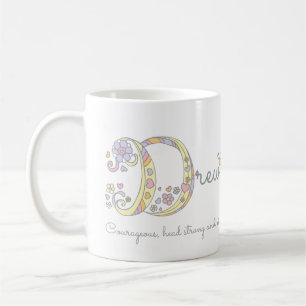 A dessiné la tasse nommée de monogramme de
