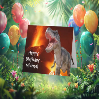 A Dino-Mite Birthday Karte