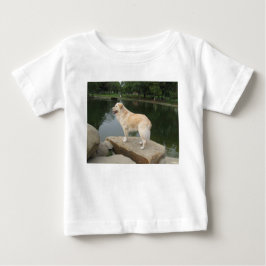 A Dog At A Pond Baby T-shirt