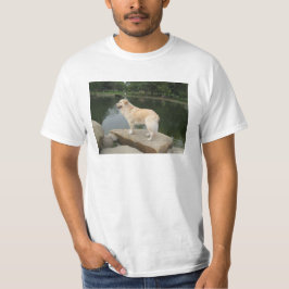 A Dog At A Pond T-Shirt