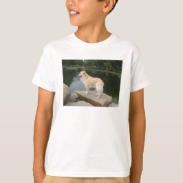 A Dog At A Pond T-Shirt
