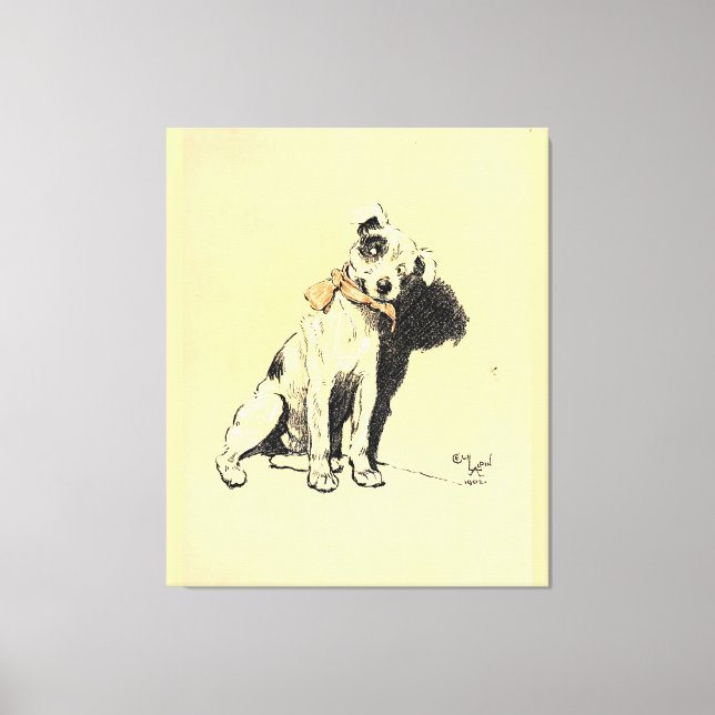 A Dog Day Pl 02 (1902) Cecil Charles Windsor Leinwanddruck (Vorderseite)