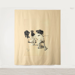 A Dog Day Pl 03 (1902) Cecil Charles Tapestry Wandteppich