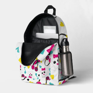 À Dos Imprimé Imprimer le sac de coupe