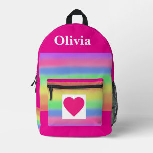 À Dos Imprimé Imprimer le sac de coupe