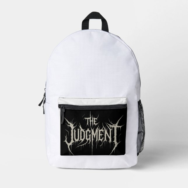 À Dos Imprimé Le sac du jugement (Recto)