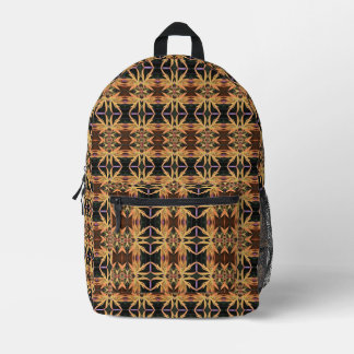 À Dos Imprimé Motif d'étude de la feuille Imprimer Couper le sac