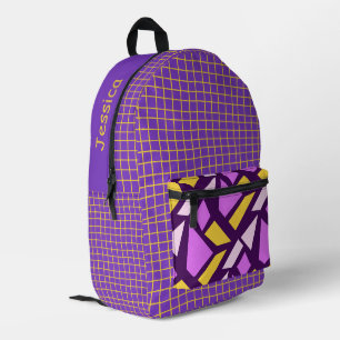 À Dos Imprimé Sac personnalisé avec impression de couleurs amusa