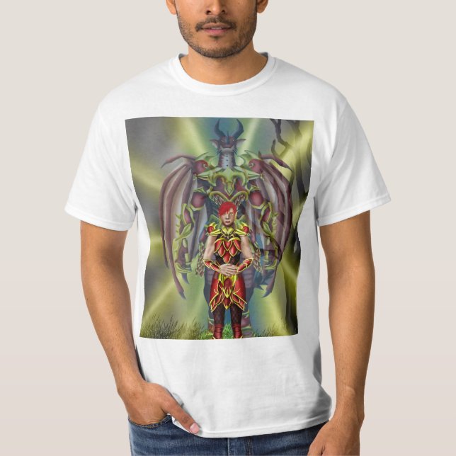 A Dracthyr and  her hidden true self T-Shirt (Vorderseite)