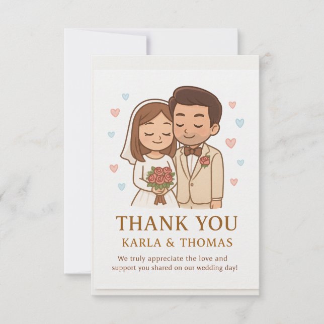 A Dream of Love Dankeskarte (Vorderseite)