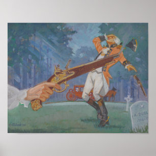 A Duel - 1776 bis 1976 von James C. Kulhanek Poster
