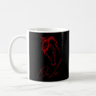 A Er für Pferdereiten Reitpferd mit Liebe für HO Kaffeetasse