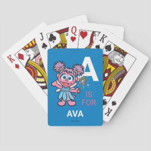A est pour Abby Cadabby   Jeux de cartes