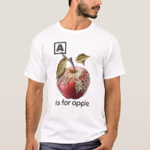 A est pour Apple T-shirt
