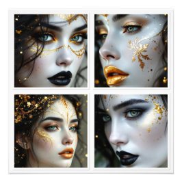 A Face In Time  Fotodruck