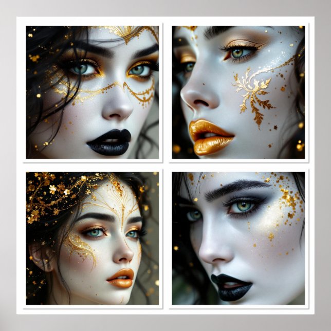 A Face In Time  Poster (Vorne)