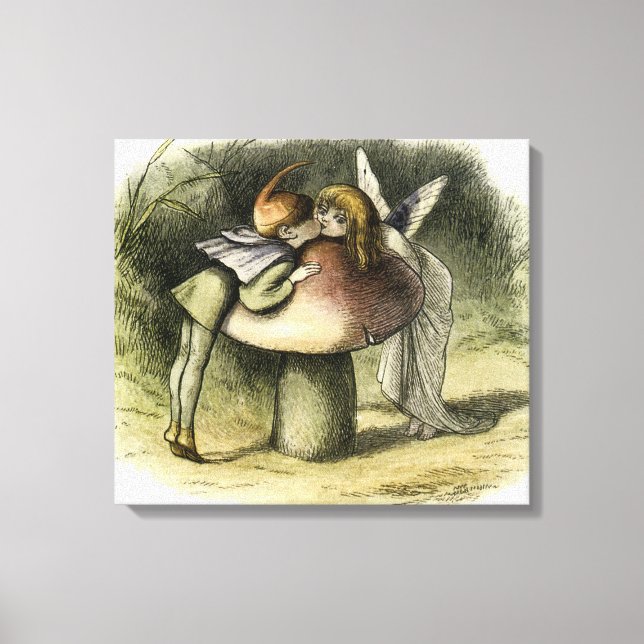 "A Fairy Kiss" von Doyle Leinwanddruck (Vorderseite)