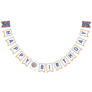 À Fanions Bannière d'anniversaire Dart Bannière du parti D