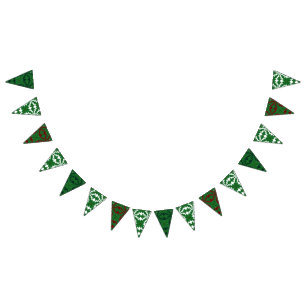 À Fanions Bannière de Bunage Triangle Pine Mandalas