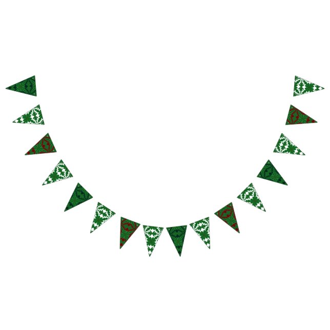 À Fanions Bannière de Bunage Triangle Pine Mandalas (Tout)