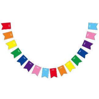 À Fanions Bannière de bunching FIDE GAY LGBTQ