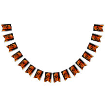 Bannière de Bunting de la fête d'Halloween