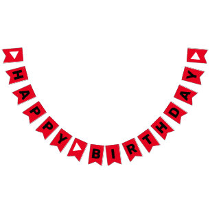 À Fanions Bannière de Bunting de la fête Tube Anniversaire
