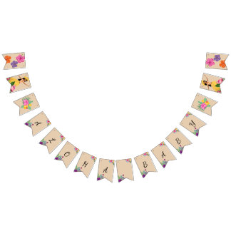 À Fanions Bannière de faisceau de Baby shower Aloha