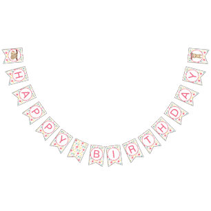 À Fanions Bannière de fête d'anniversaire de paresseux de fl