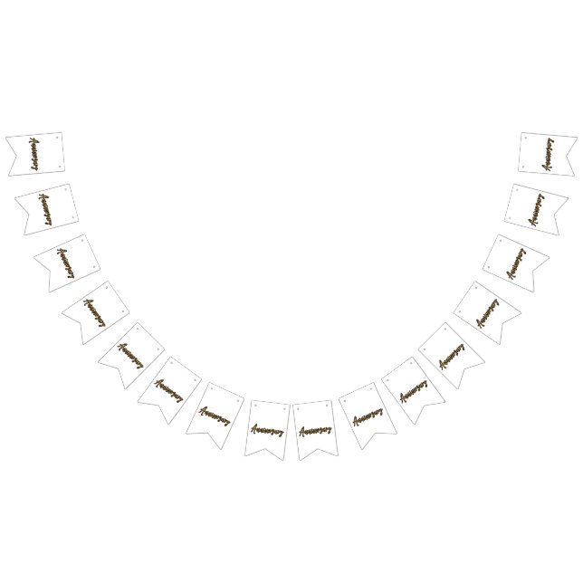 À Fanions Bannière de jubilé doré (Tout)