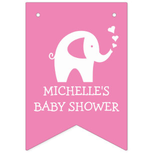 À Fanions Bannière d'étamine de partie de baby shower