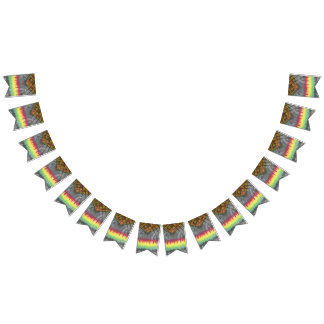 À Fanions bannière Rasta 1 d'étamine de partie de tiedye