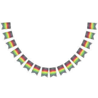À Fanions bannière Rasta 2 d'étamine de partie de tiedye