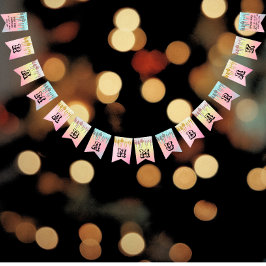 À Fanions Décor de la bannière Ramadan Moubarak