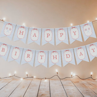 À Fanions Fille Arc Bannière d'anniversaire 4 juillet