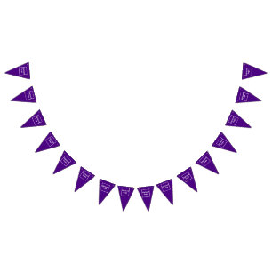 À Fanions Logo d'entreprise sur la bannière de Bunting Trian