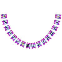 Motif de coeur Ostricht Bannière de Bunting Annive