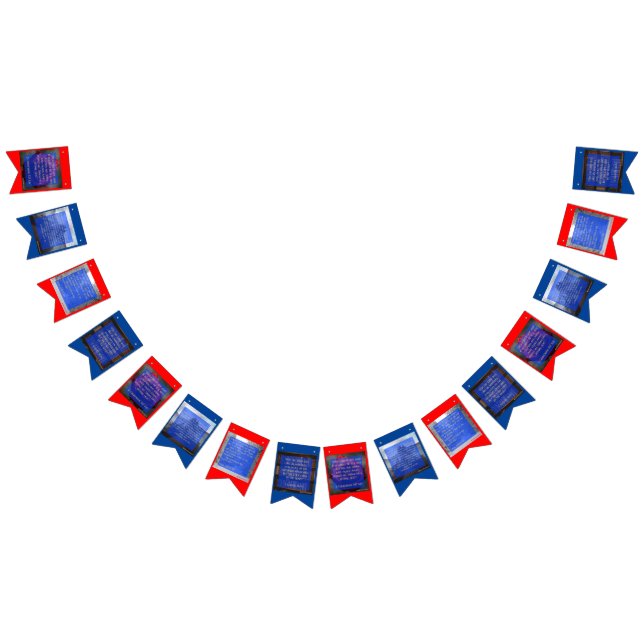 À Fanions Rédempter la bannière de Bunting de l'Écriture de  (Tout)