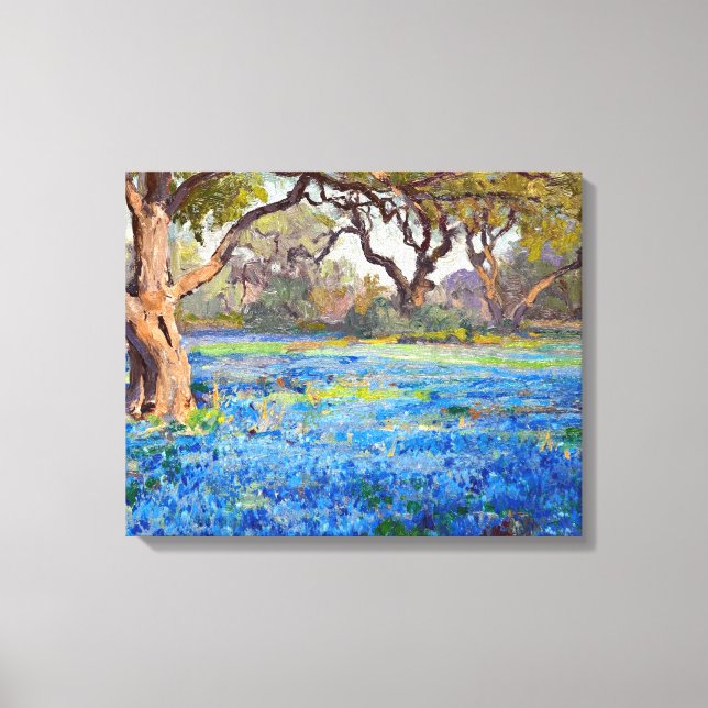 A Field of Bluebonnets at Alamo Heights, 1919 Leinwanddruck (Vorderseite)