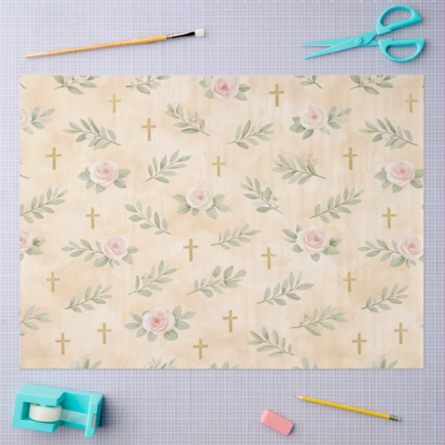 A First Holy Communion Design #8 Seidenpapier (Basteln)