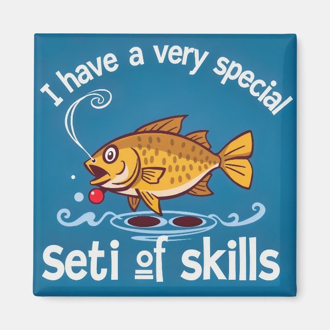 A Fish with Unique Skills Magnet (Vorne)