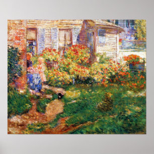 A Fisherman's Hütte von Frederick Childe Hassam Poster