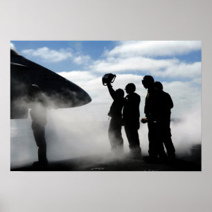 A flight deck crew member poster