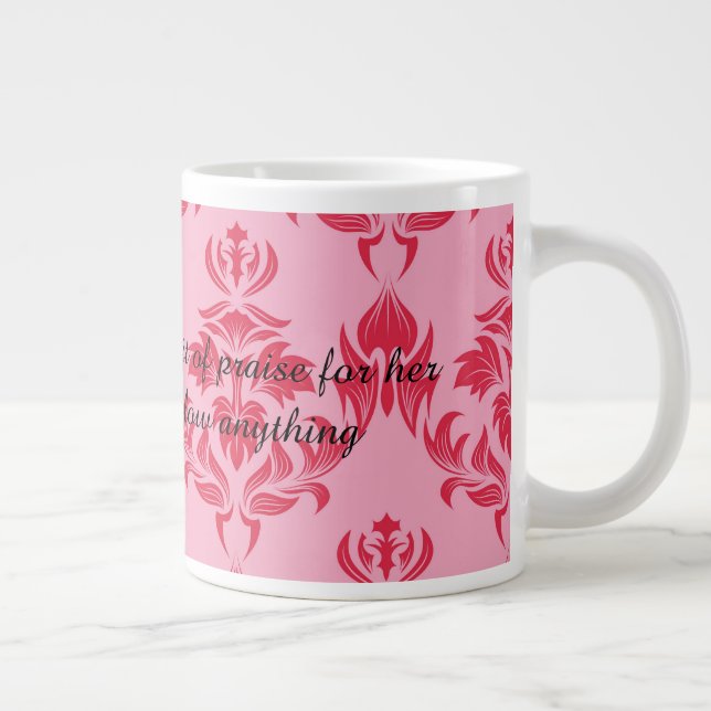 A fond mother will swallow anything Jumbo-Tasse (Rechts)