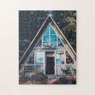 A-FRAME CABIN JIGSAW PUZZLE