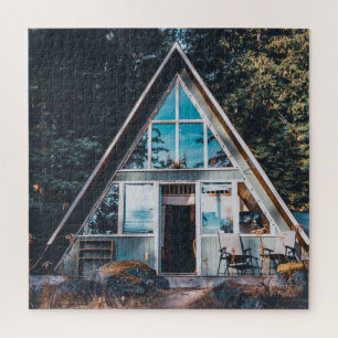 A-FRAME CABIN JIGSAW PUZZLE