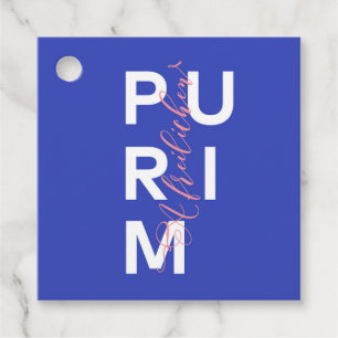 A Freilichen Purim von Hand Geschenkanhänger