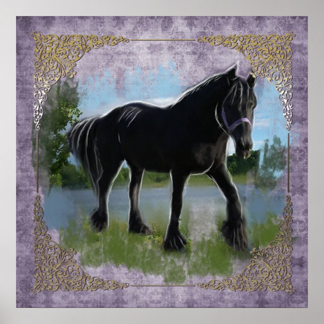 A Friesian Beauty - Poster (Vorne)