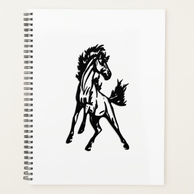 A Frisky Jumping Horse in the Wild Planer (Vorderseite)