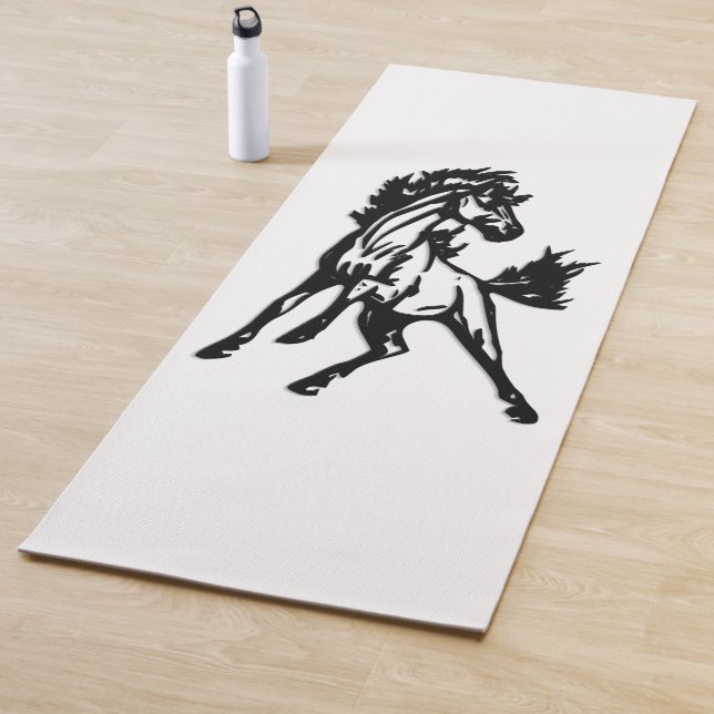 A Frisky Jumping Horse  Yogamatte (Beispiel)
